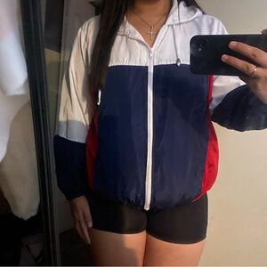 Colorblock Windbreaker Jacket